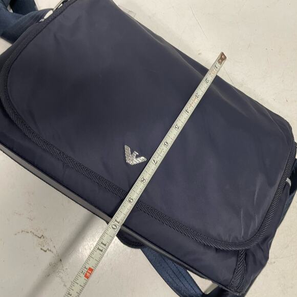 Emporio Armani Baby Diaper Bag with Changing Pad Crossbody Strap Navy Genuine - Picture 4 of 7